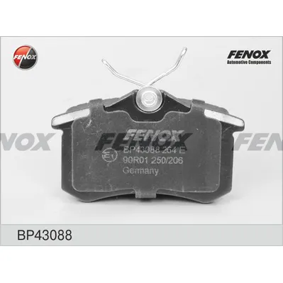 Колодки тормозные задние 15.0 мм FENOx FENOX BP43088