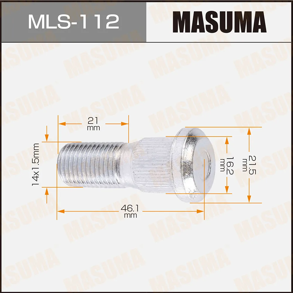 Шпилька для грузовика MASUMA OEM_8-87126-491-0 Isuzu MASUMA MLS112