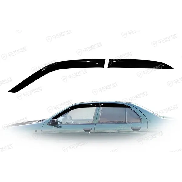 Дефлектора на окна Nissan Almera I Sd (N15) 1995-2000EuroStandard деф.окон Cobra Tuning NE12895