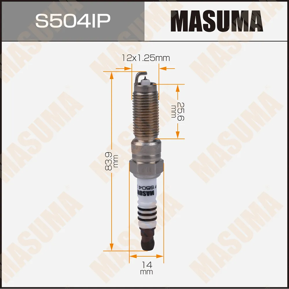 Свеча зажигания IRIDIUM+PLATINUM MASUMA S504IP