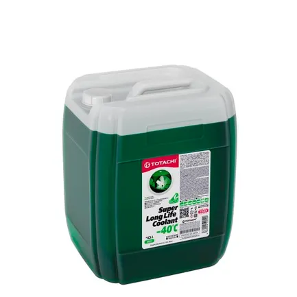 Антифриз TOTACHI Super LLC Green G11 готовый -40C зеленый 10 л 4589904520549