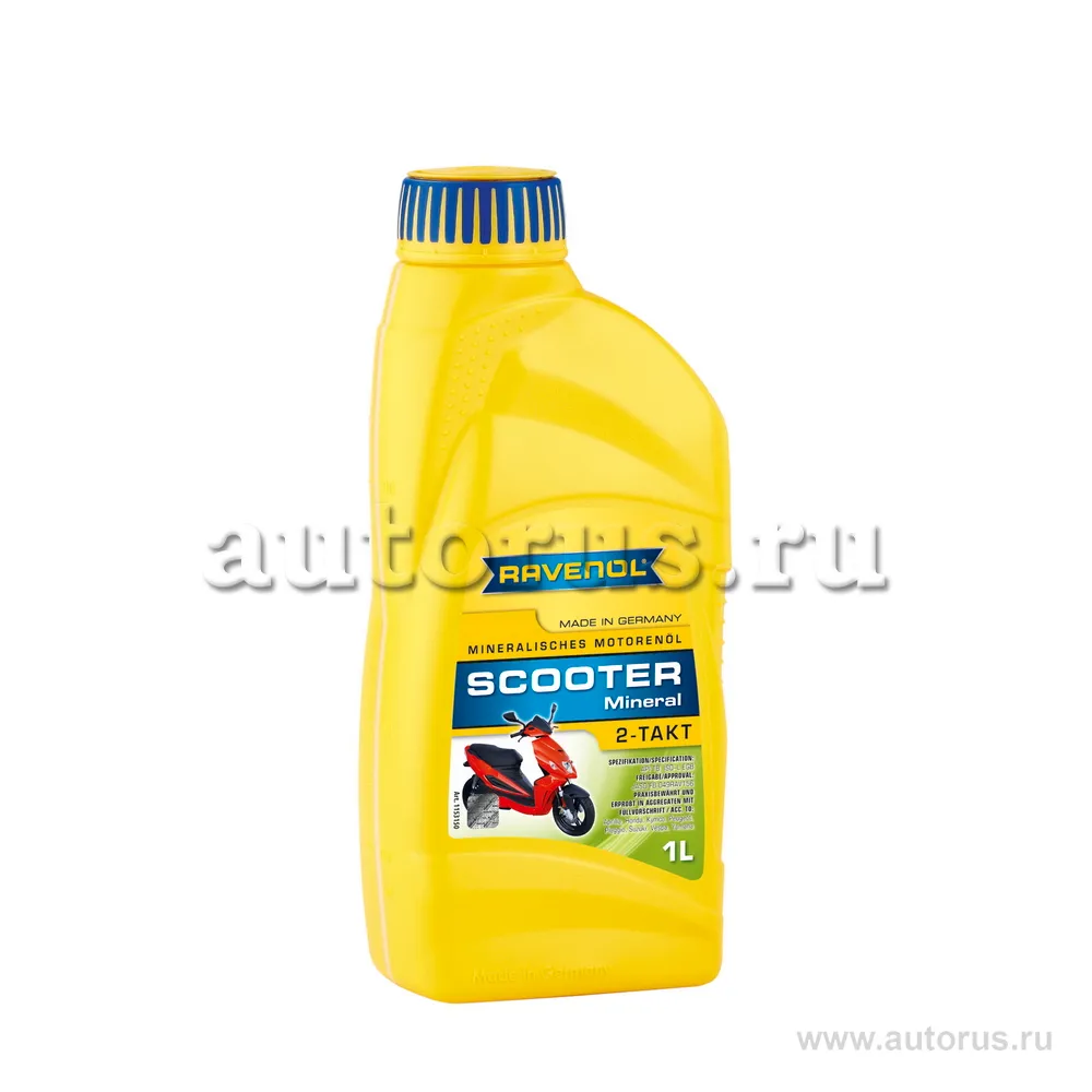 Масло моторное Ravenol Scooter 2-Takt Mineral минеральное 1 л 1153150-001