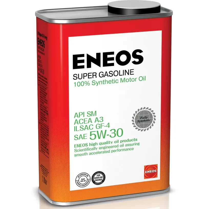 Масло моторное ENEOS Super Gasoline SM 5W-30 синтетическое 0,94 л OIL4073