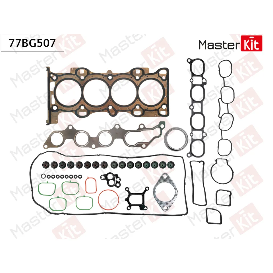 Комплект прокладок ГБЦ Mazda 3 (BL) LFVE MASTERKIT 77BG507