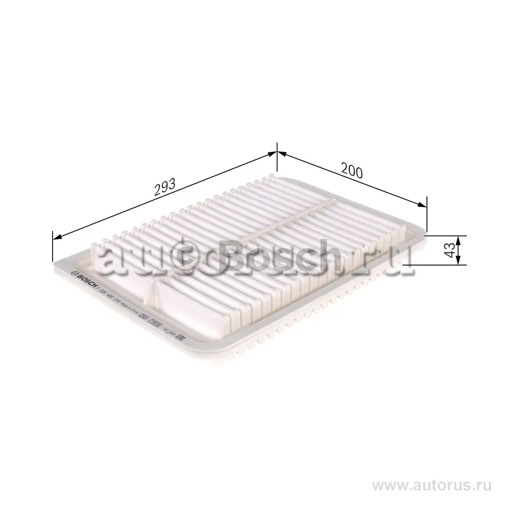 Фильтр воздушный BOSCH F 026 400 218