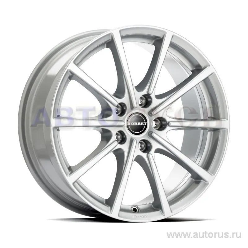 Диск литой R18 8J 5x114.3/72.5 ET40 BORBET BL5 Brilliant Silver 8105526
