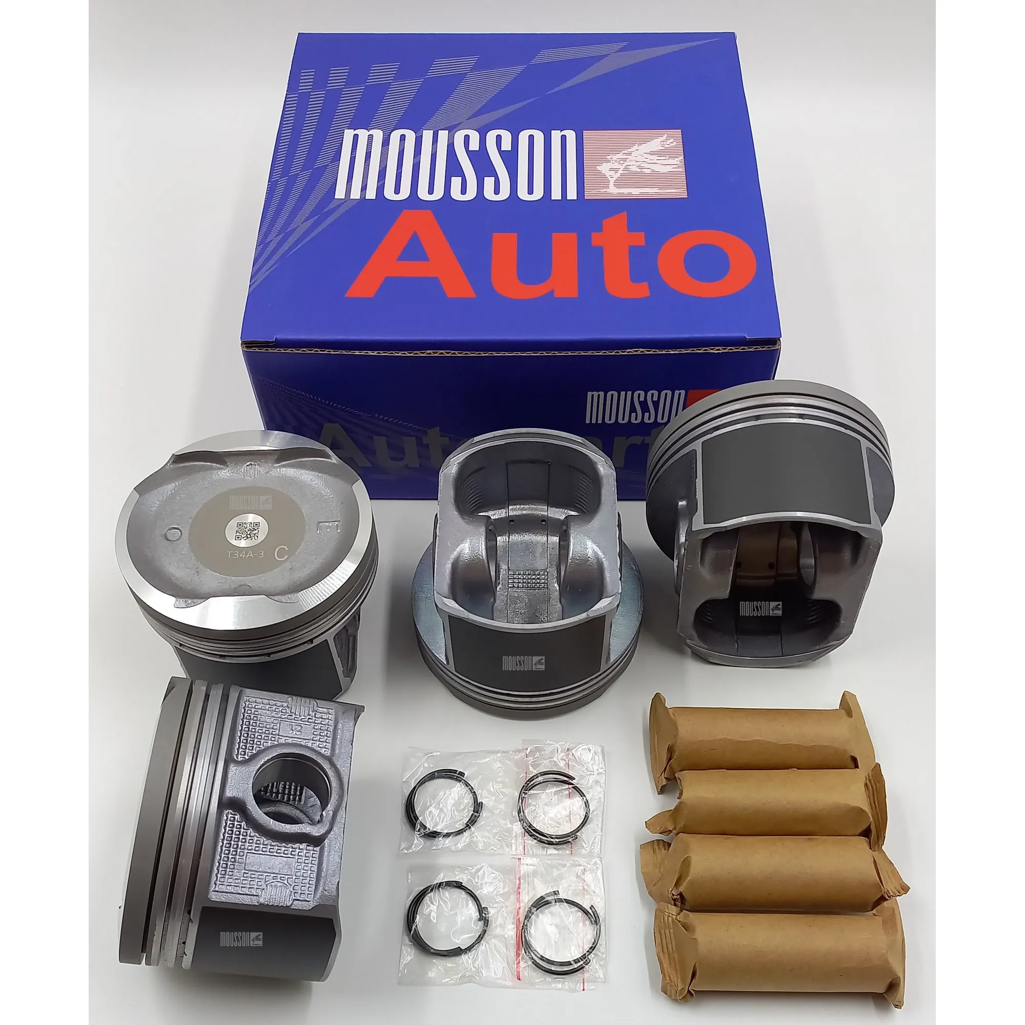 Поршень без колец комплект Toyota 2,0L 1AZ-FE на 1 цилиндр MOUSSON SPS1AZFESTD