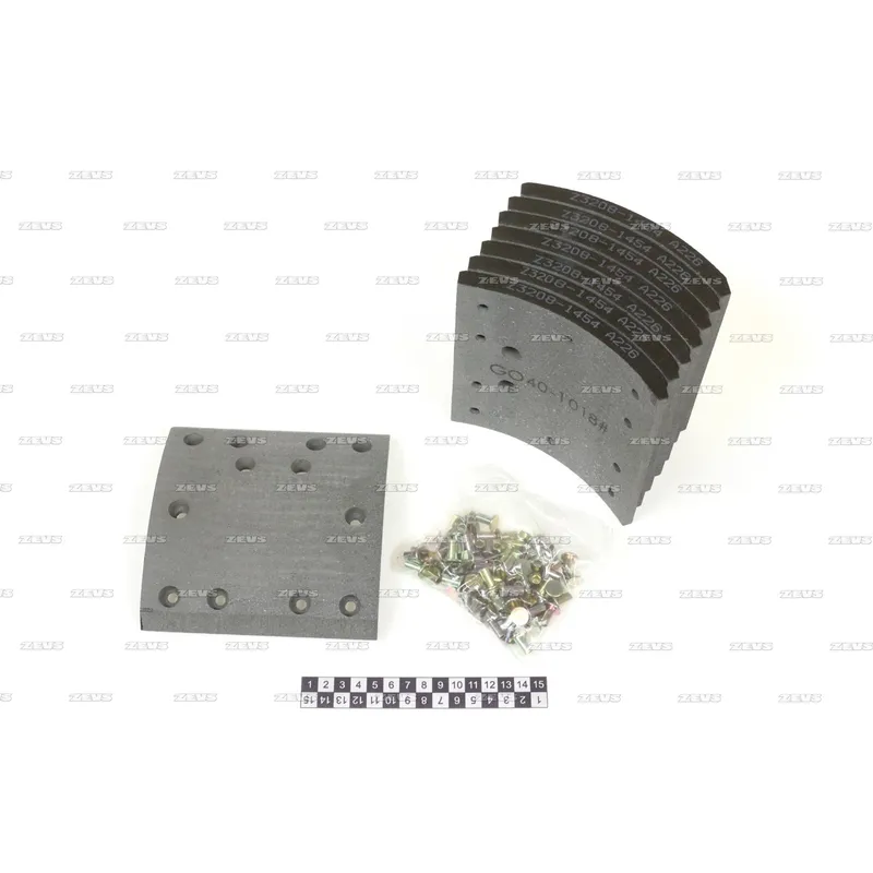 Тормозные накладки ZEVS Z3208-1454