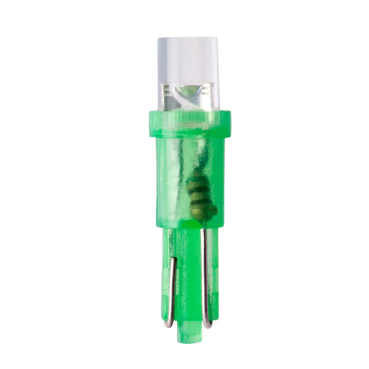 Лампа светодиодная 12V WB T5 5W W2x4,6d Маяк Green 1 шт. картон 12T5-G