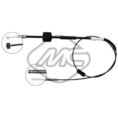 Трос ручника TOY PREVIA 2/4 (TCR11) ANT.-FRONT Metalcaucho 83463