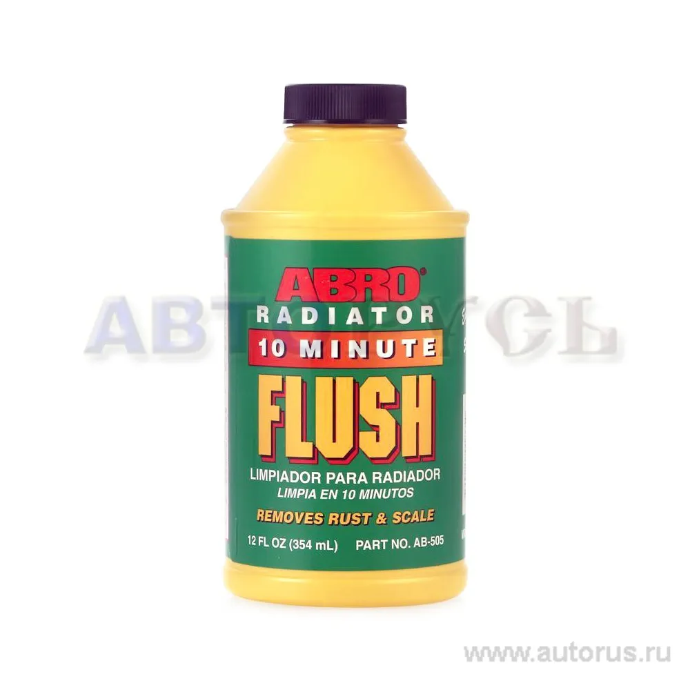 Промывка радиатора в пластике (354 мл) ABRO AB-505 (производство США) ABRO AB-505
