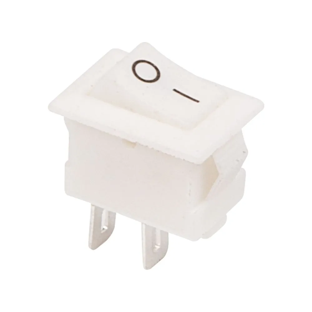 Выключатель клавишный 250V 3А (2с) ON-OFF белый Micro (RWB-101) REXANT 36-2012
