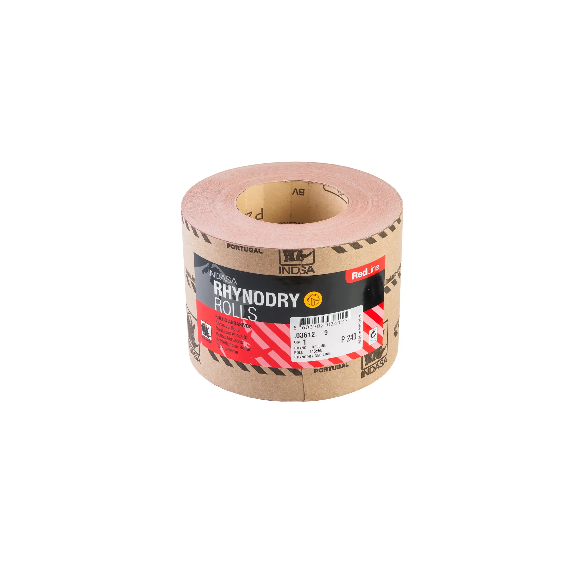 Рулон RHYNODRY 115 мм x50 м Р240 Indasa 03612