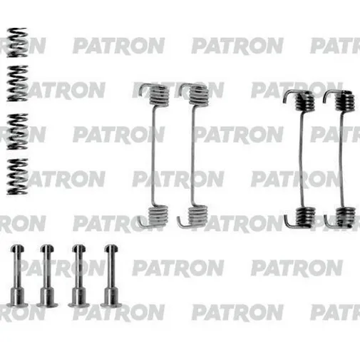 Комплект монтажный тормозных колодок барабанных BMW: 3 78-82, 3 82-92, 3 TOURING 87-94, PATRON PSRK0123