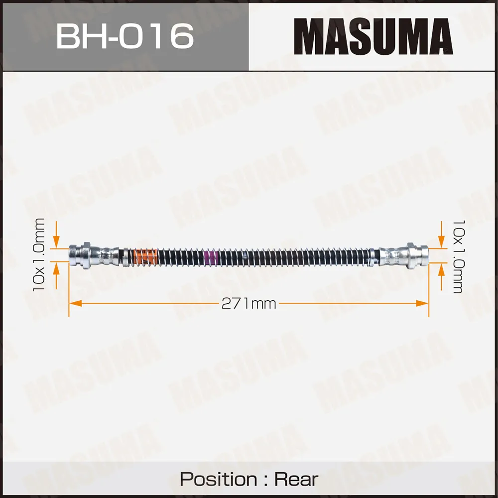 Шланг тормозной передний MITSUBISHI CHARIOT MASUMA BH-016