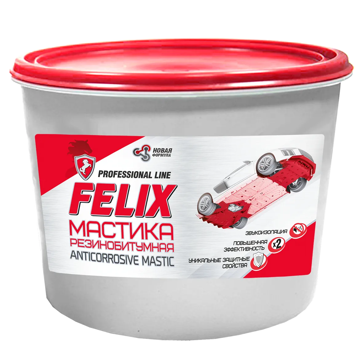 Мастика резино-битумная FELIX (2 кг) ведро Felix 411040081