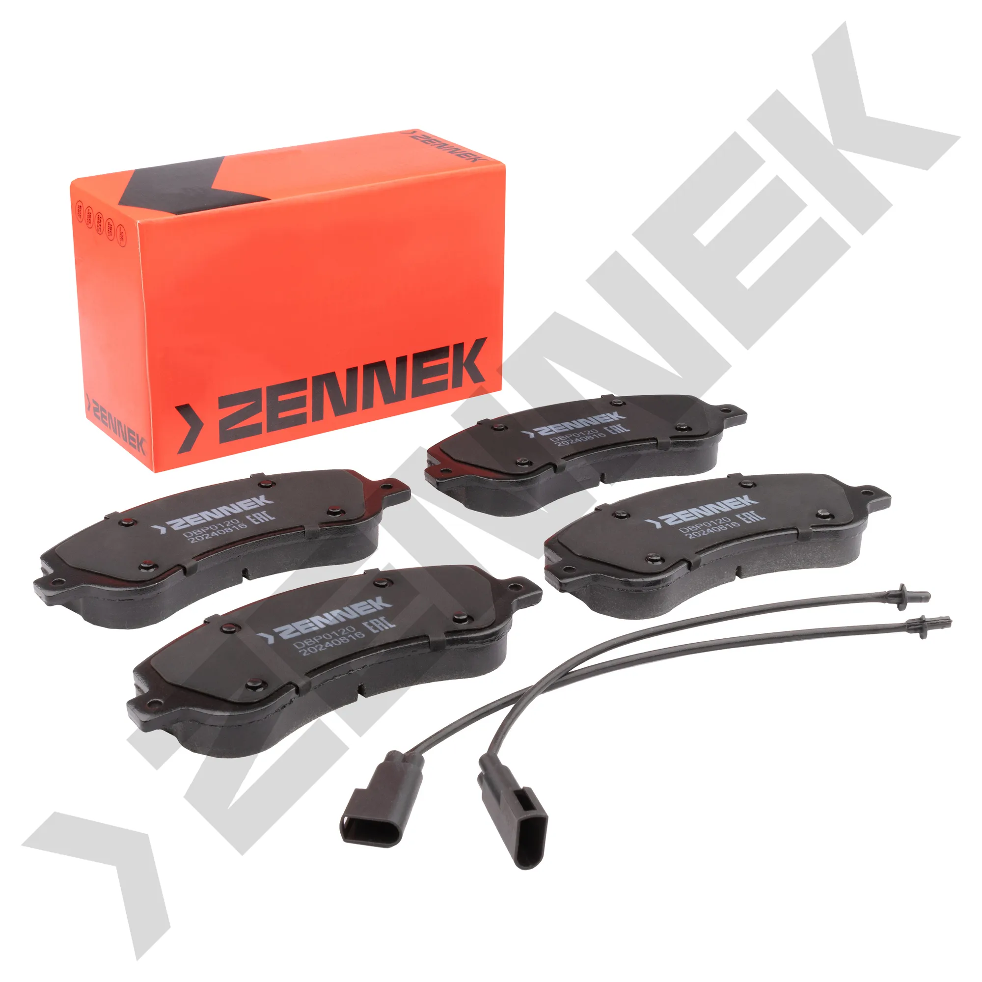 Колодки тормозные дисковые передние FORD TRANSIT 06-, ZENNEK DBP0120