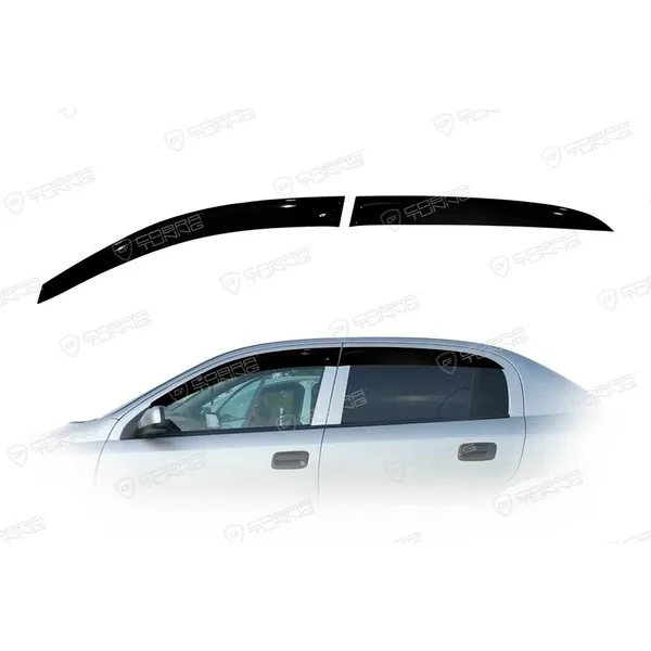 Дефлектора на окна Chevrolet Viva Sd 2004-2008EuroStandardдеф.окон Cobra Tuning CE31204