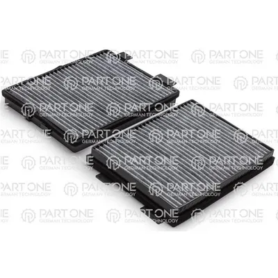 Фильтр салона with active carbon, set, 2pcs, BMW 5 E39 95-03, 26 PART-ONE 1CF048