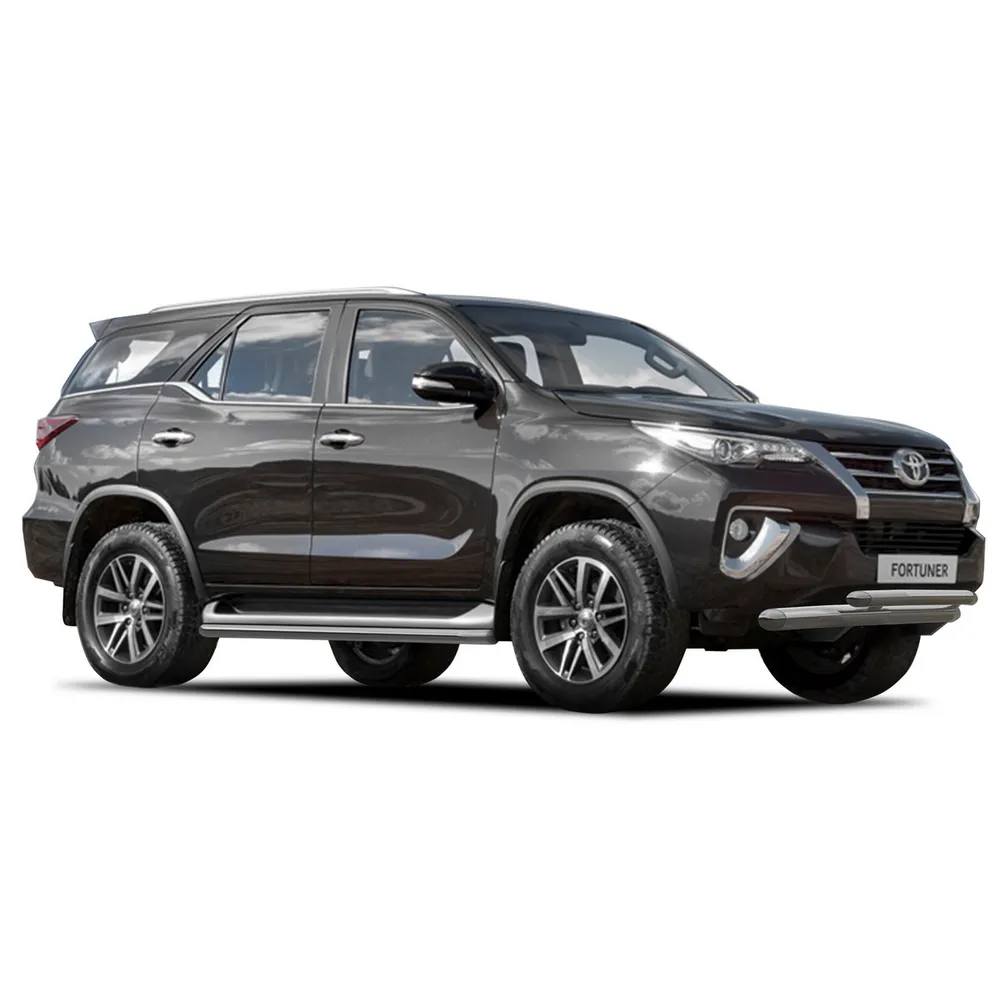 Защита штатных порогов d57 Rival для Toyota Fortuner II 2017-н.в., нерж. сталь, 2 шт., R.5720.004