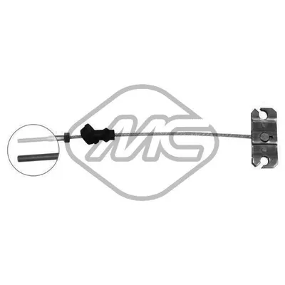 Трос ручника MAZ 323 BG ALL пер Metalcaucho 82226