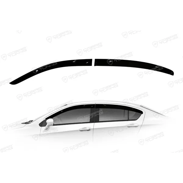 Дефлектора на окна Brilliance H230 2012EuroStandard деф.окон Cobra Tuning BE30412
