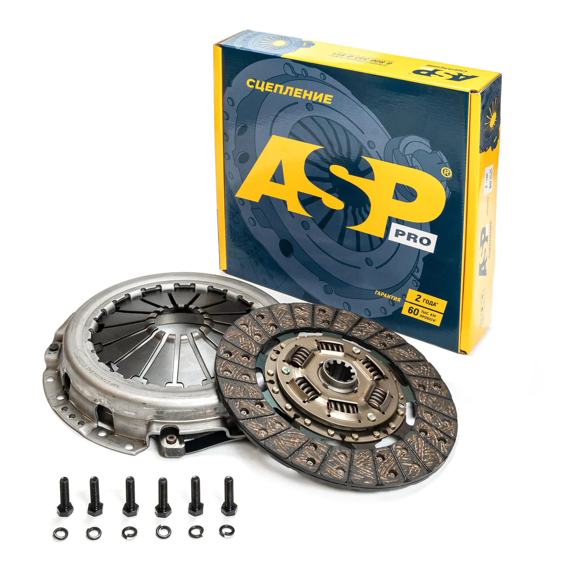 Комплект сцепления УАЗ Патриот дв 409 (без подшипника) ASP 7240005