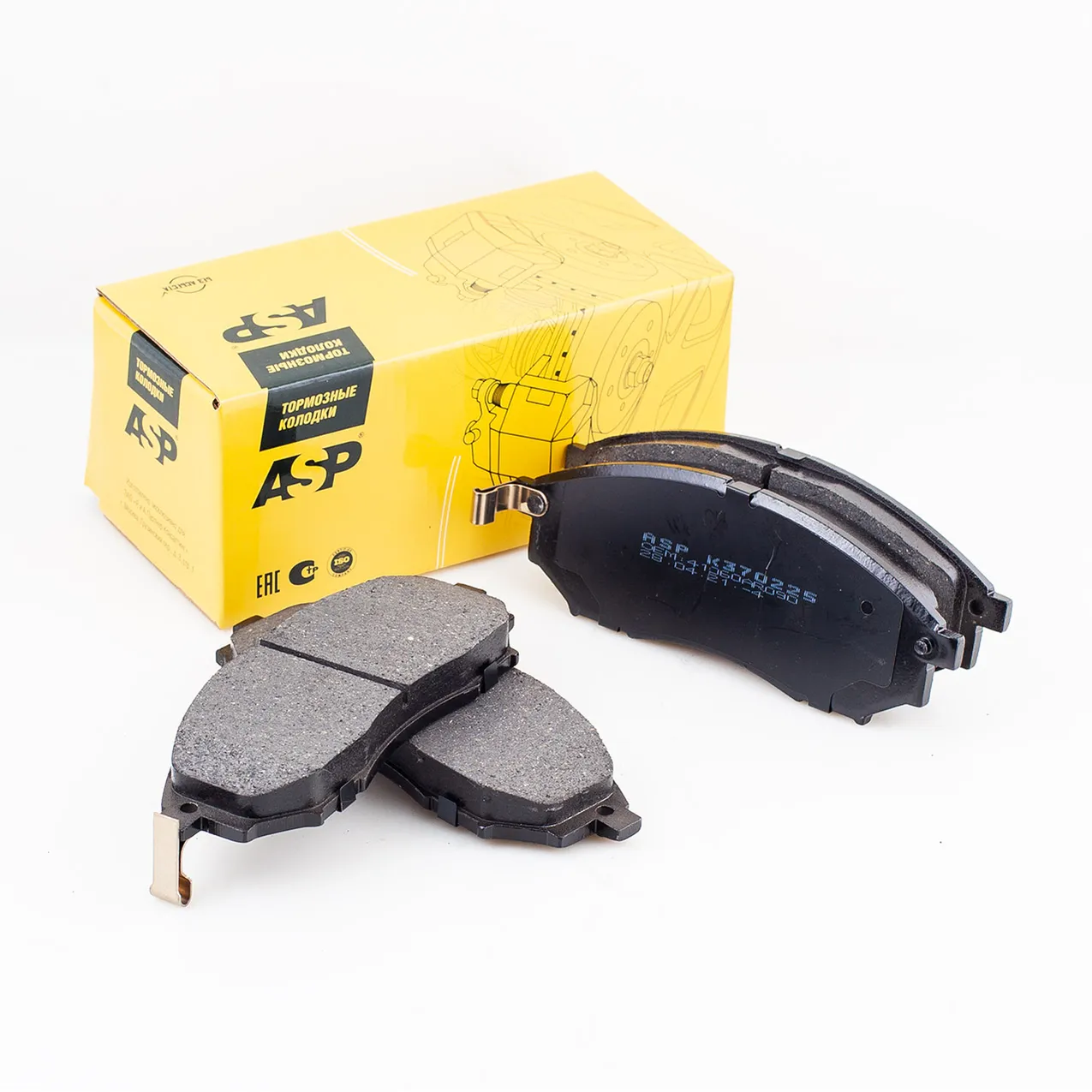 Колодки передние Nissan Qashqai 06- 4WD PF1416 ASP K370225