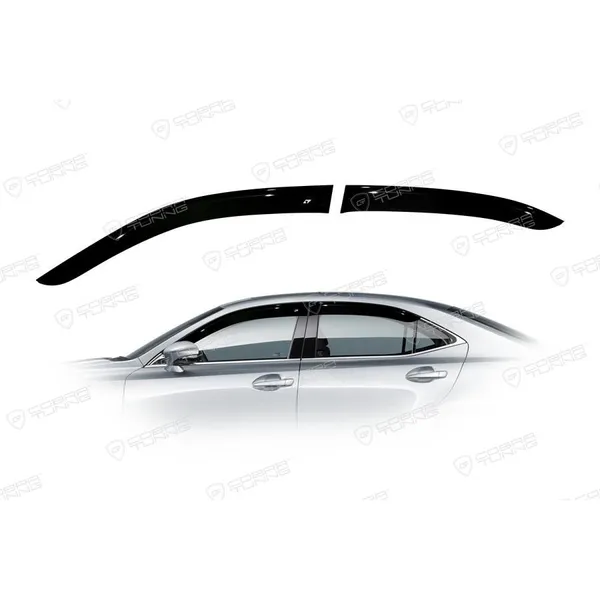 Дефлектора на окна Lexus IS III (XE30) Sd 2013EuroStandard деф.окон Cobra Tuning LE21513