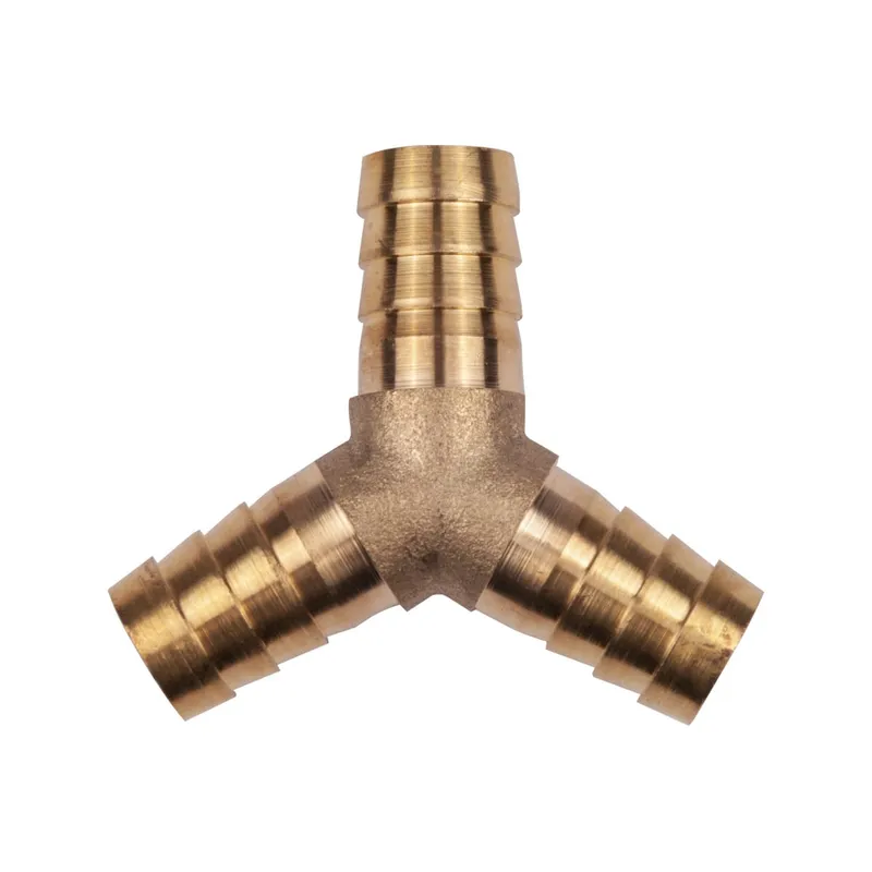 Тройник Y-образный елочка 12мм, латунь, в блистере AVSTEEL AV-700337B блистер