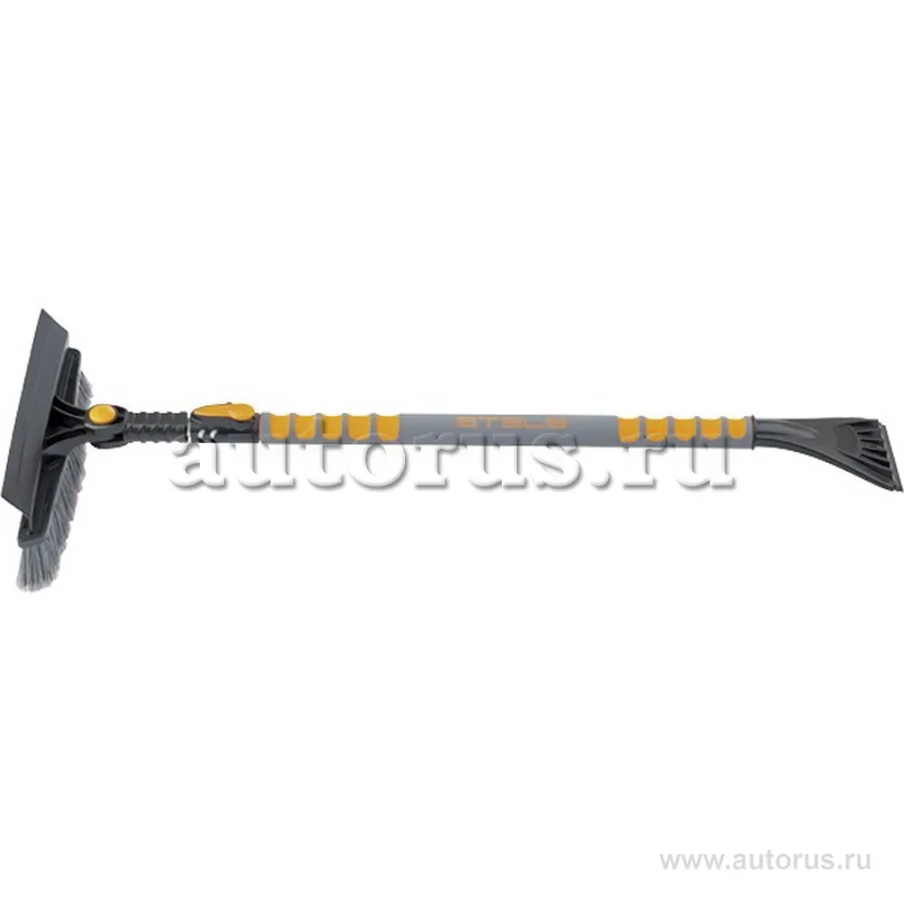 Щетка для очистки снега со скребком, телескопическая 90-130 см STELS 55301