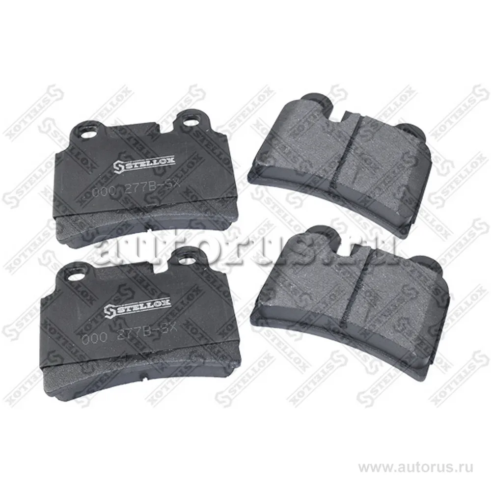 Колодки дисковые з. с антискр. пл. VW Touareg 3.2-6.0i/2.5-5.0TDi STELLOX 000 277B-SX