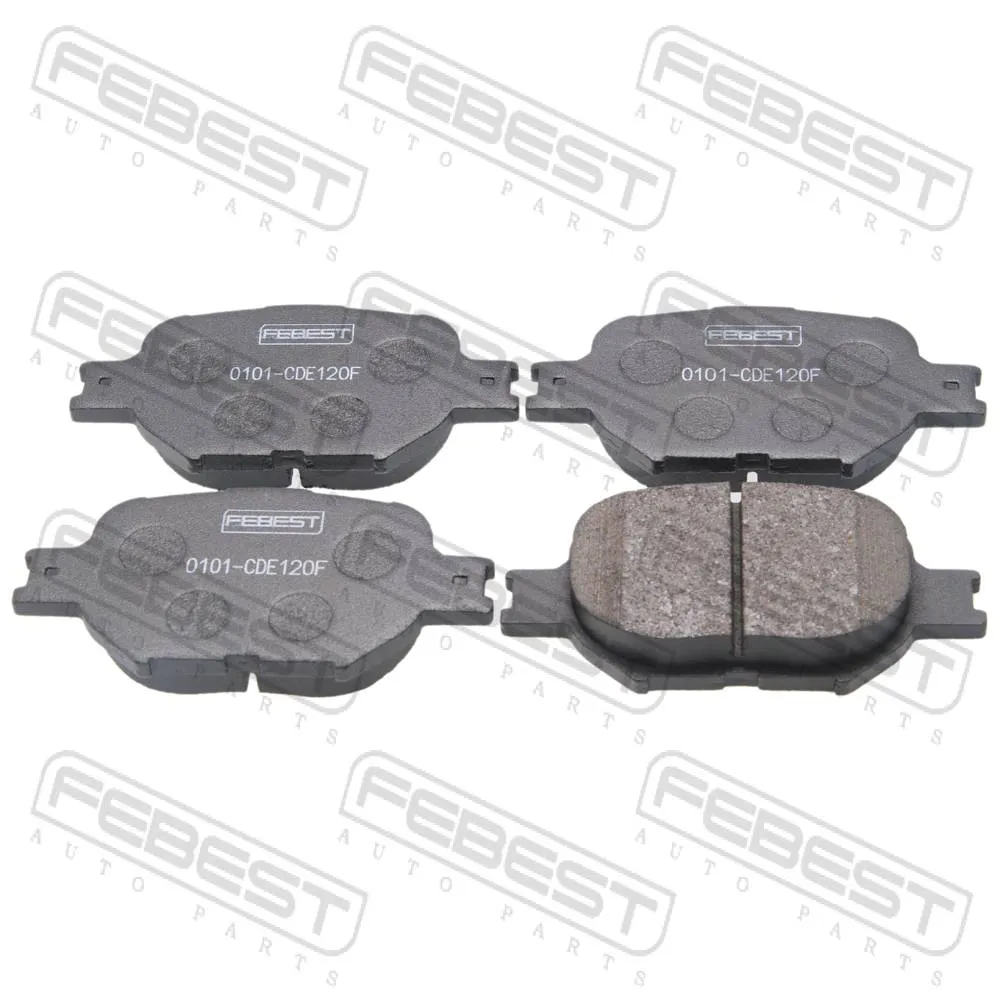 Колодки тормозные передние TOYOTA CELICA ZZT23# 1999.08-2005.07 [EU] FEBEST 0101-CDE120F