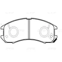 Колодки передние MAZDA 323/626 1.8/2.0L all 94-03 CTR GK0670