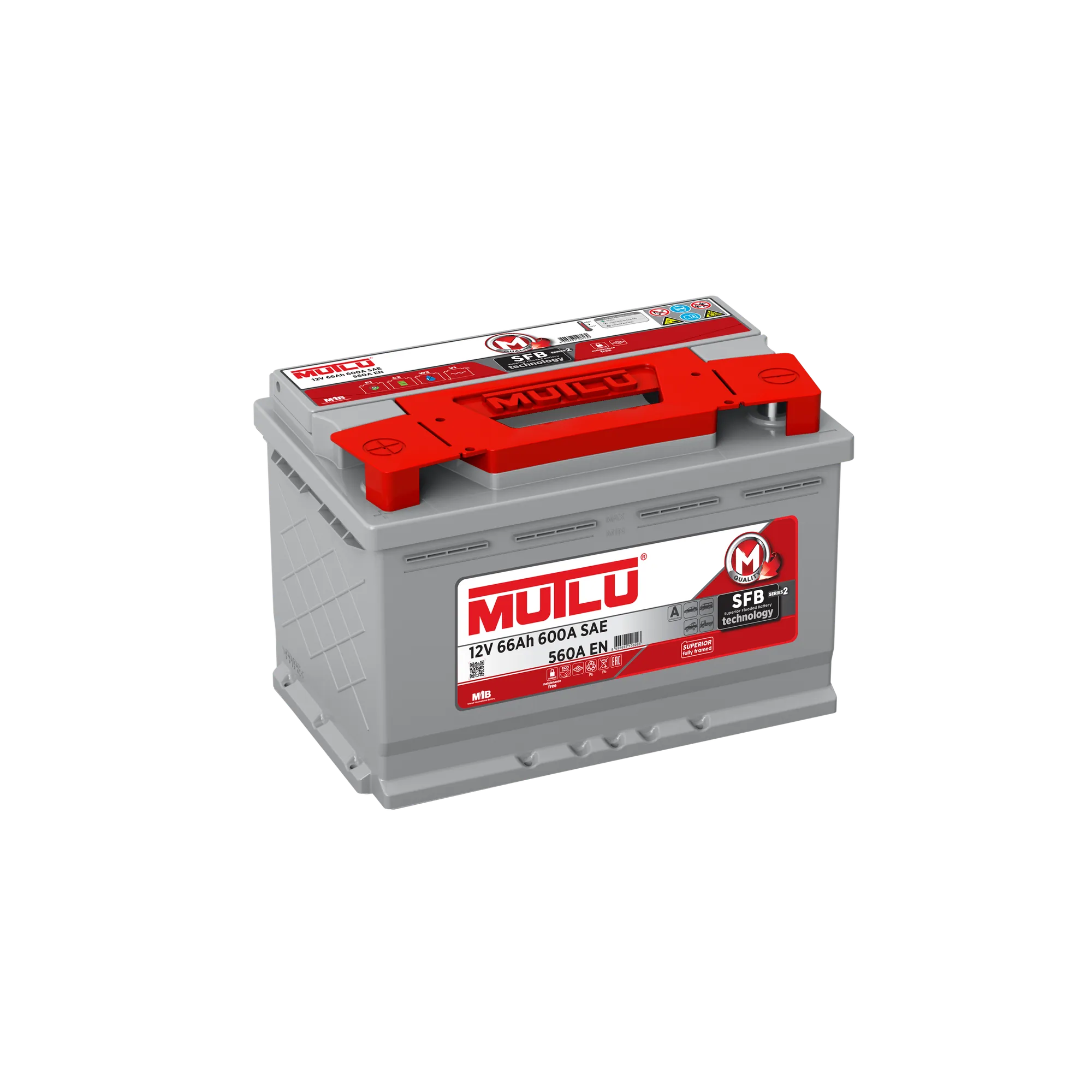 Аккумулятор MUTLU SFB 66 А/ч прямая L+ 278x175x190 EN560 А