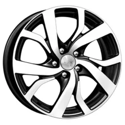 Диск литой R15 6J 5x114.3/67.1 ET45 КИК КС668 алмаз черный 63081