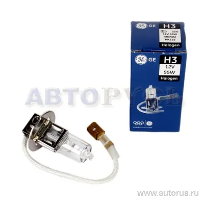 Лампа 12V H3 55W GE Lighting 1 шт. картон 20729