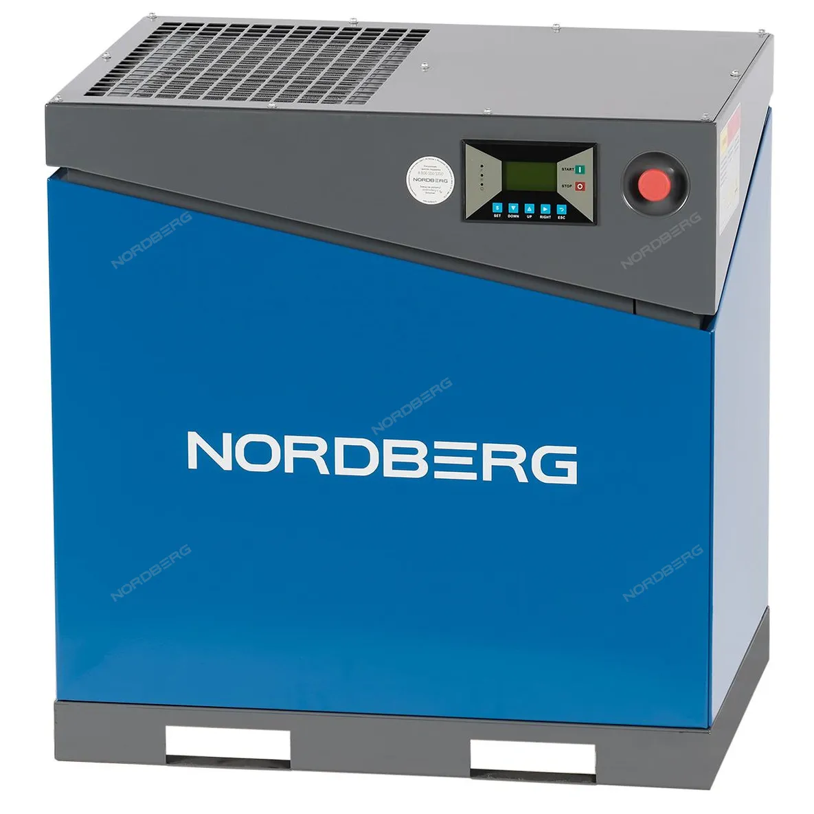 Компрессор винтовой, 7,5кВт, 10Бар, 900л/мин, без ресивера NORDBERG NCA10 NCA10