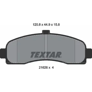 Колодки тормозные передние NISSAN TEXTAR 2162601