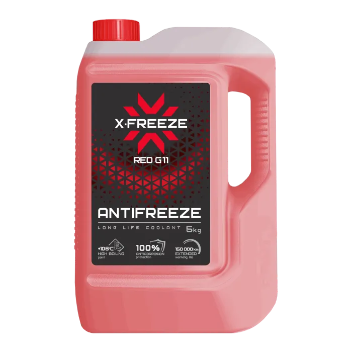 Антифриз X-FREEZE RED G11 готовый -40 красный 5 кг 430206074