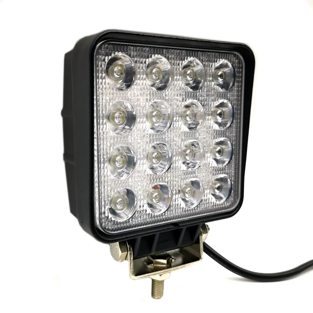 Светодиодная фара ВЫМПЕЛ WL-148CF ближн. свет, кв. мет. корп. 16 LED, 48W