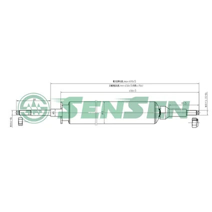 Амортизатор_подвески задний газовый BMW X1 E84 09 SENSEN 32130499