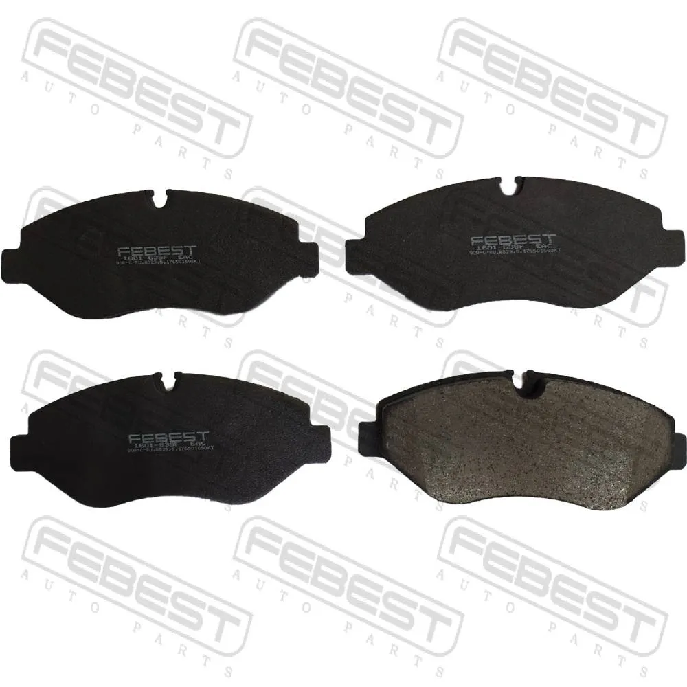 Колодки тормозные передние MERCEDES BENZ 224, 209CDI, 211CDI, 215CDI, 218CDI FEBEST 1601-639F
