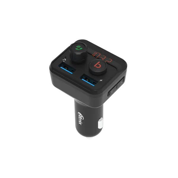 Автомобильный FM-трансмиттер с дисплеем, Bluetooth 5.0 RITMIX FMT-B100 Ritmix 80000554