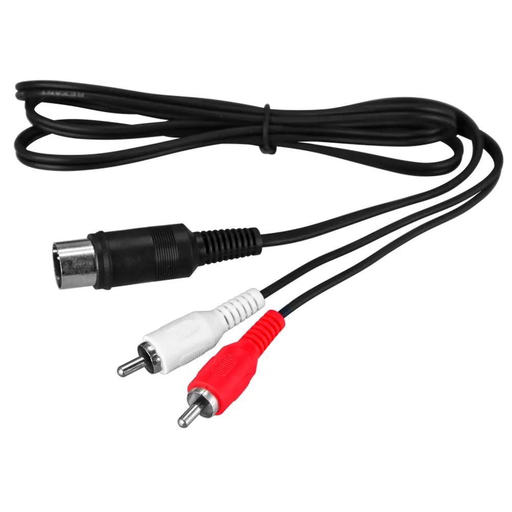 Шнур DIN 5 Pin - 2 RCA, длина 1,2 метра REXANT 17-2512-4