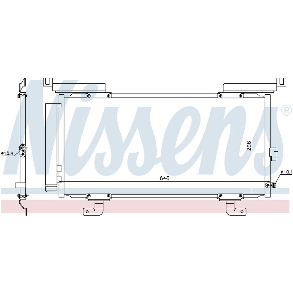 Радиатор кондиционера SUBARU LEGACY 14- NISSENS 940794