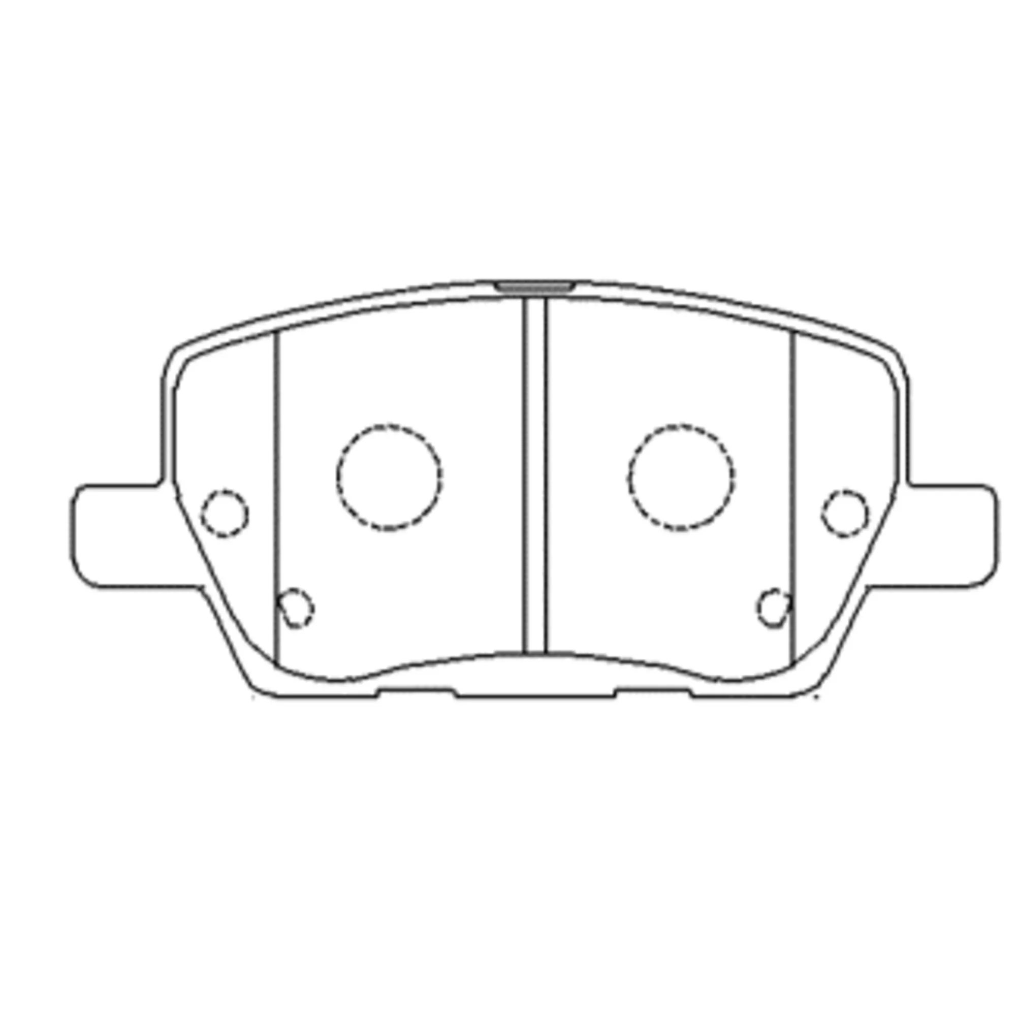 Колодки тормозные CTR GK1525P