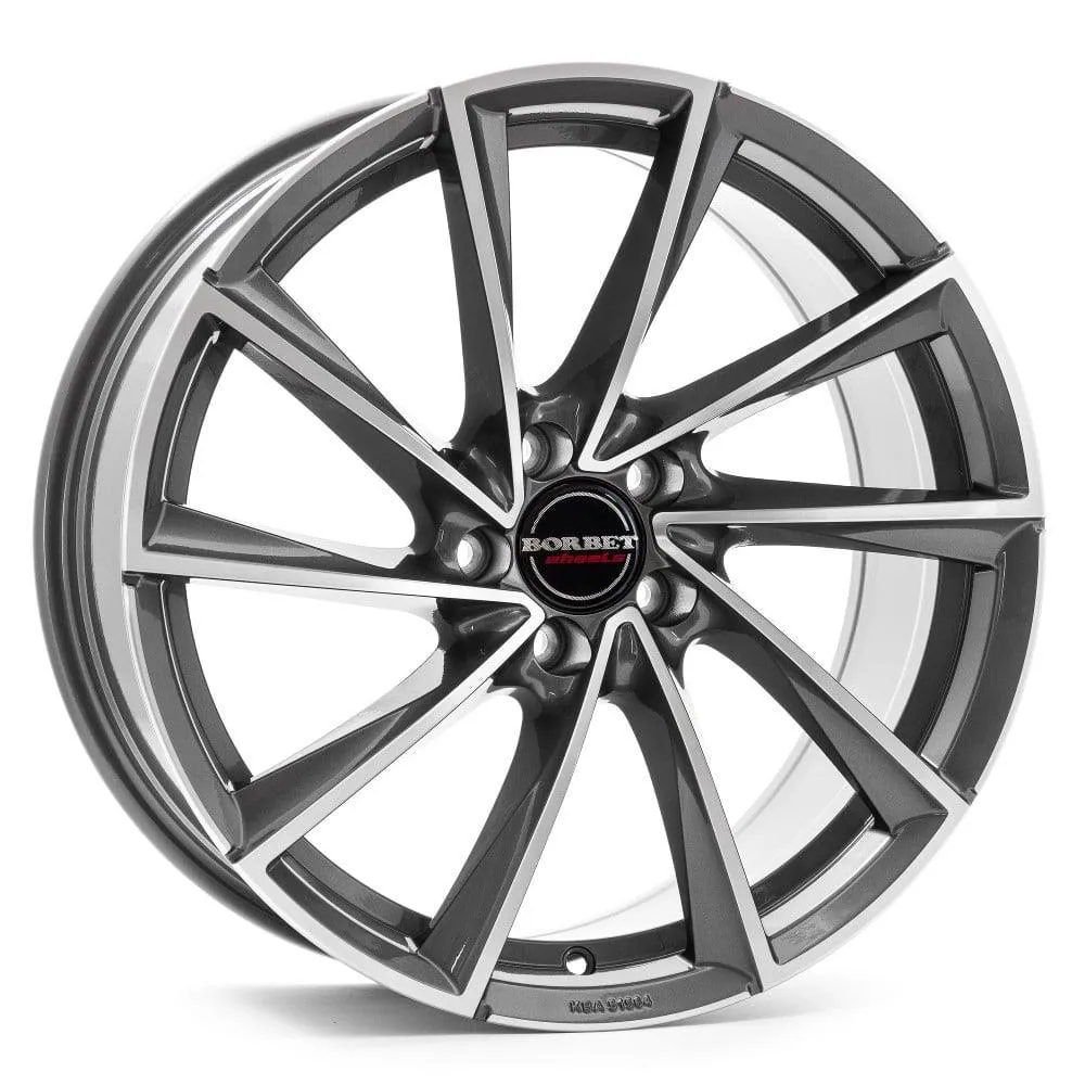 Диск литой R19 8.5J 5x112/66.5 ET20 BORBET VTX Graphit Polished 496261