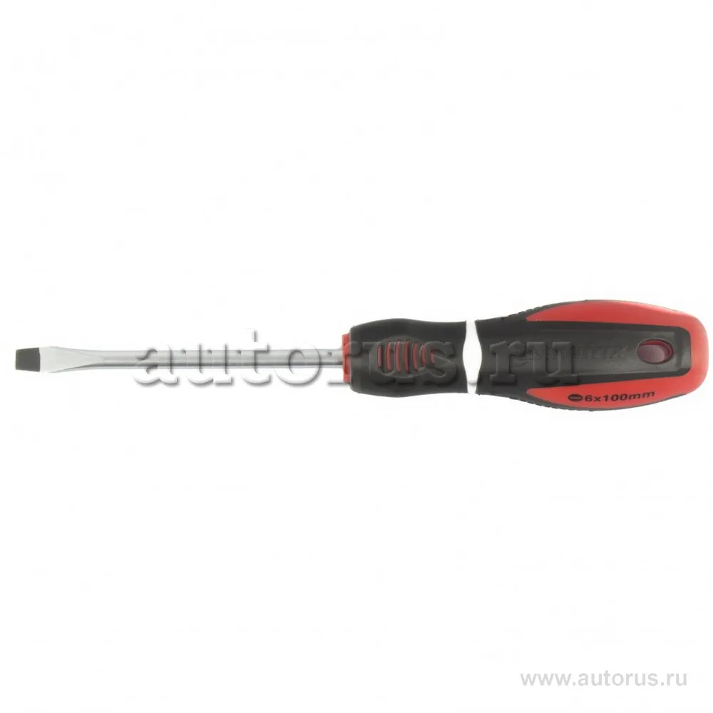Отвертка Era, SL6x100 мм, CrV, трехкомпонентная рукоятка MATRIX 12082 MATRIX 12082