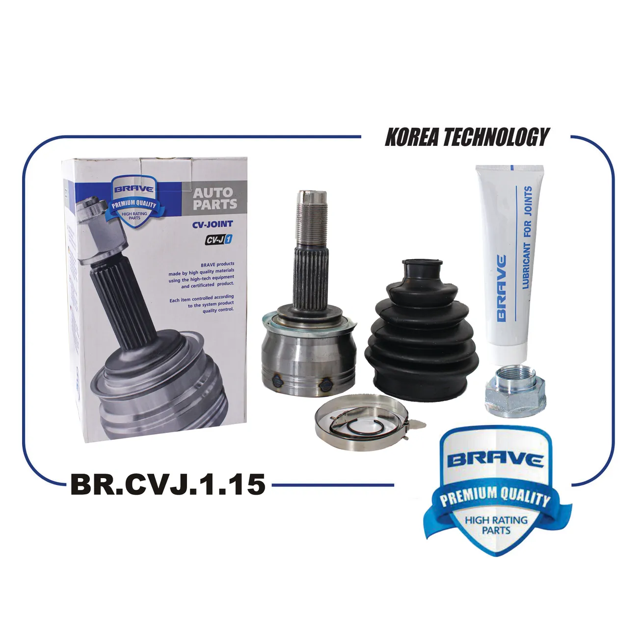 Шрус внешний 95228684 BR.CVJ.1.15 CHEVROLET Aveo T300, Cobalt 11- автомат